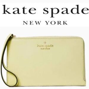 Kate Spade Staci Medium Wristlet Lemon Fondant